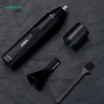 مدل موی گوش، بینی و ابرو VGR V-613 ماشین اصلاح بینی حرفه ای شارژی USB برای مردان و زنان قیچی بینی ابرو موی صورت کیت آراستگی بدن تیغه های دو لبه ضد آب IPX5