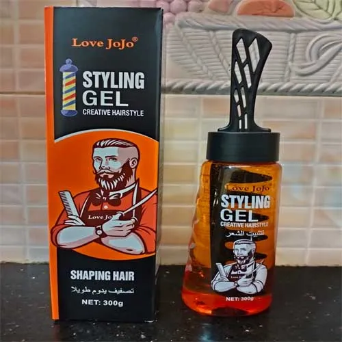 ژل موی حرفه ای Love JoJo با شانه حالت دهنده مو، 300 گرم