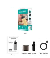 موزن گوش و بینی شارژی با تیغه استیل زد زنگ و چراغ روشن و خاموش | daling dl-7112