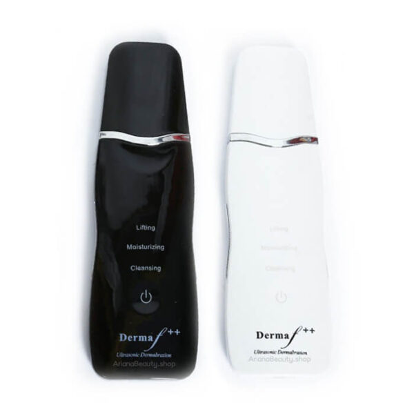 اتو صورت درما اف دابل پلاس تیغه طلایی رنگ مشکی ++DERMA F