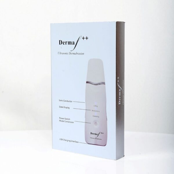 اتو صورت درما اف دابل پلاس تیغه طلایی رنگ مشکی ++DERMA F