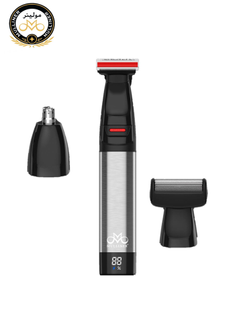 img37 ست اصلاح سه کاره مولینر S3 | ماشین اصلاح، موزن بینی و گوش، ماشین اصلاح بدن، ماشین اصلاح میکرو | ضد آب | باتری لیتیومی 600 میلیآمپر ساعتی